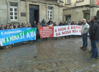 Nova concentración de repulsa polas verteduras da mina de San Finx