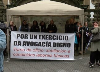 Os avogados reclaman condicións e pensións dignas para a quenda de oficio