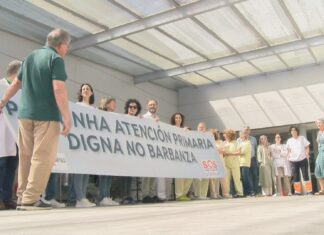 O centro de saúde de Boiro súmase ás protestas pola saturación da atención primaria