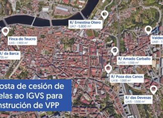 Valdecorvos e Tafisa, as parcelas escollidas para acoller a nova promoción de vivenda pública en Pontevedra