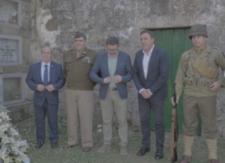 Outes homenaxea a Manuel Otero, único español falecido no Desembarco de Normandía