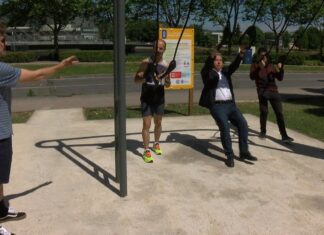 Pontevedra estrea o seu primeiro parque de actividade física na avenida de Bos Aires