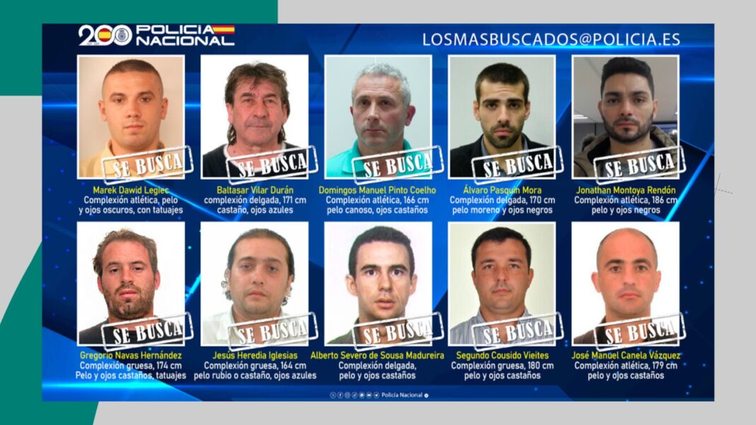 COLEO MAIS BUSCADOS POLICIA