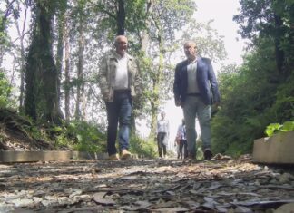 Inaugurado o primeiro treito do Camiño de Muros-Noia trala rexeneración da senda de Pontenafonso