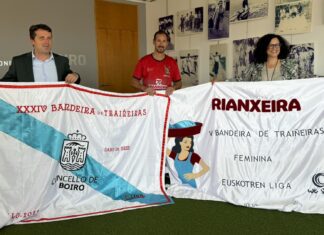 Boiro converterase este domingo en capital do remo nacional con dúas bandeiras de traíñas da Liga ACT