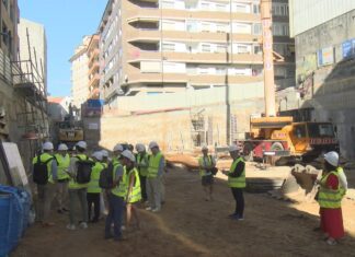 A primeira fase das obras da contorna da praza de abastos de Sanxenxo estará rematada en outubro