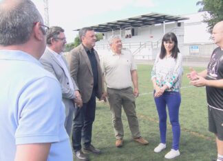 A Deputación financiará parte da mellora do campo de fútbol de Outes