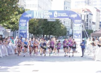 500 corredores daranse cita na Carreira Popular Santa Uxía que celebra o seu 25 aniversario