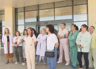 Nova protesta no hospital do Barbanza para denunciar a ausencia dun radiólogo de garda