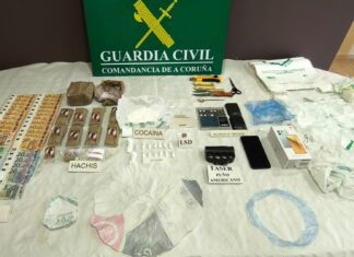 Ingreso en prisión para un boirense ó que detiveron cunha gran cantidade de droga