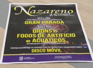 A Pobra acolle este venres o espectáculo de drons e pirotecnia, aprazado no Nazareno
