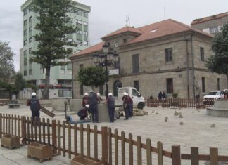 Cambados traslada a súa Aldea de Nadal á Praza do Concello para evitar danos en Fefiñáns