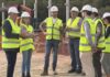 A construción da nave de servizos de Sanxenxo avanza a bo ritmo e estará lista en xuño