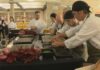 O alumnado da Escola de Hostalería de Leioa enche de gastronomía vasca o gastroespazo pontevedrés