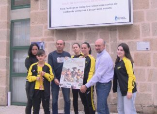 A escola deportiva ‘El canario’ organiza a I Milla da Hispanidade en Ribeira
