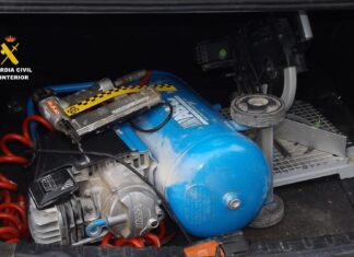 Detidos dous boirenses polo roubo de diversa maquinaria e electrodomésticos
