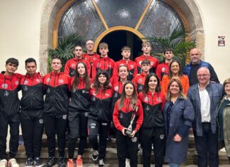 Recepción no Concello ó Club ITF Noia despois dos éxitos acadados no Campionato de Europa