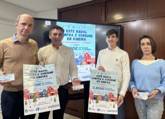 Arranca a campaña comercial de Nadal en Ribeira