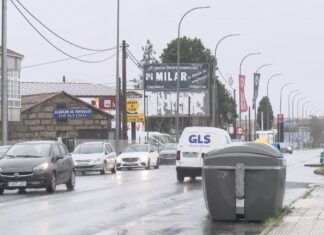 Falece un repartidor de comida a domicilio nun accidente de tráfico en Vilagarcía