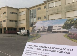 Comezan as obras para converter o colexio do Cruceiro nun centro cívico e sede do FP de hostalería