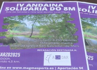 A andaina do 8M que impulsa o concello de Meis recadará fondos para a asociación ACADAR