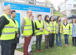 En marcha as obras de humanización da travesía de Palmeira