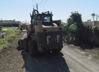 Ribeira inviste preto de 90 mil euros na pavimentación da Rúa dos Curros en Castiñeiras
