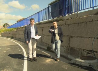 O executivo boirense conclúe as obras de mellora de accesos en Nine