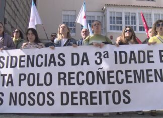 Xornada de protestas nas residencias do Salnés polas súas condicións precarias