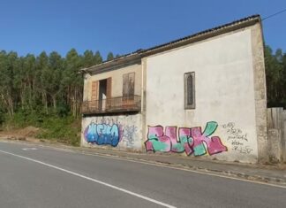 Sen rastro do autor das pintadas no Pazo da Mercé