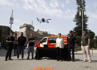 A Policía Local estreará o seu novo dron no dispositivo Multisport de Tríatlon