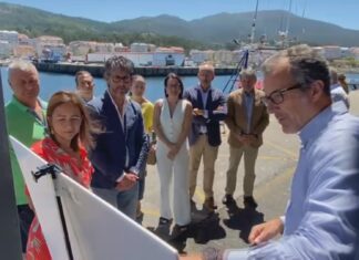 Mar anuncia as obras de mellora do abrigo do peirao e a ampliación de atraques en Portosín