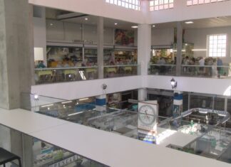 Os praceiros de Noia esixen o remate das obras do mercado que levan máis dun ano paradas