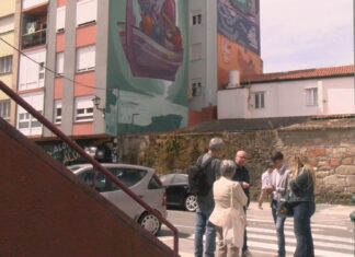 A Deputación da Coruña compromete o seu apoio ó Festival de Murais Salmoira de Ribeira