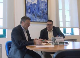 O presidente da Deputación e o alcalde de Noia repasan os investimentos provinciais no municipio