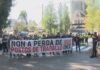 Traballadores de ENCE protestan pola externalización do servizo médico da fábrica e o despedimento do persoal