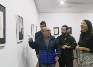 Alumnos do obradoiro de punta seca de AMBAR expoñen no Museo do Gravado