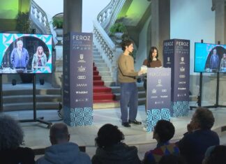A carreira cara os Feroz comezou en Pontevedra con Manu Ríos e Milena Smit anunciando os nomeados