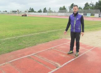 O Club de Atletismo Barbanza denuncia o mal estado da pista da Alta