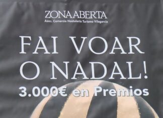 Zona Aberta anima o Nadal de Vilagarcía co sorteo de 3.000 euros