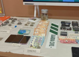 Detidos cinco boirenses no marco da Operación Zaguanes contra o tráfico de drogas