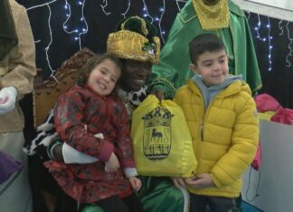 Valga converte nunha festa a recepción dos Reis Magos