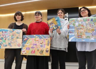 Tres ilustradoras reinterpretan Pontevedra nos seus particulares rueiros da ‘Pontevedra debuxada’