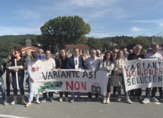 O alcalde da Caldas, satisfeito co anuncio da cancelación da Variante Oeste, do que non se fía o PP