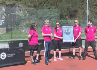 A febre do pickleball trae a Poio este sábado un torneo internacional con equipos de Galicia e Portugal