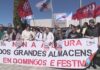 Mobilización dos traballadores de Alcampo Vilagarcía pola obriga de traballar domingos e festivos sen incentivos