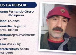 Buscan a un veciño de Rianxo desaparecido dende a tarde do luns