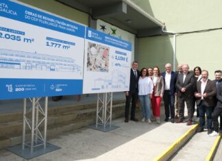 O conselleiro de Educación presenta en Boiro a reforma integral do CEIP Praia Xardín