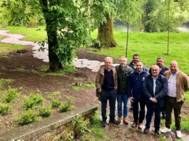As obras de restauración da Carballeira de Caldas encaran a súa fase final