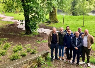 As obras de restauración da Carballeira de Caldas encaran a súa fase final